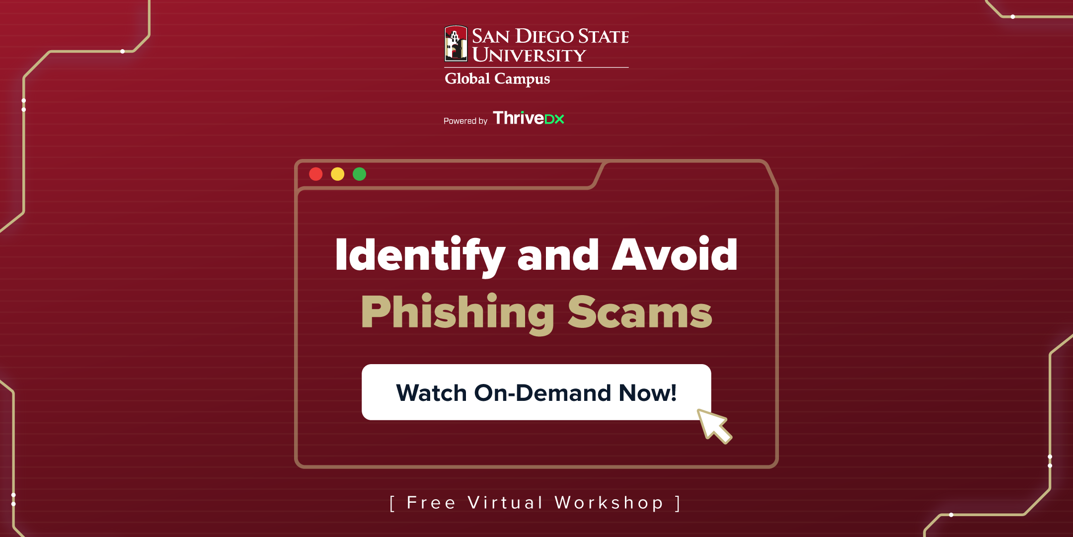 identify and avoid phishing scams workshop